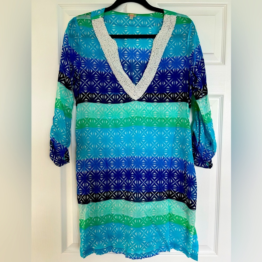 Echo beach/pool beaded coverup